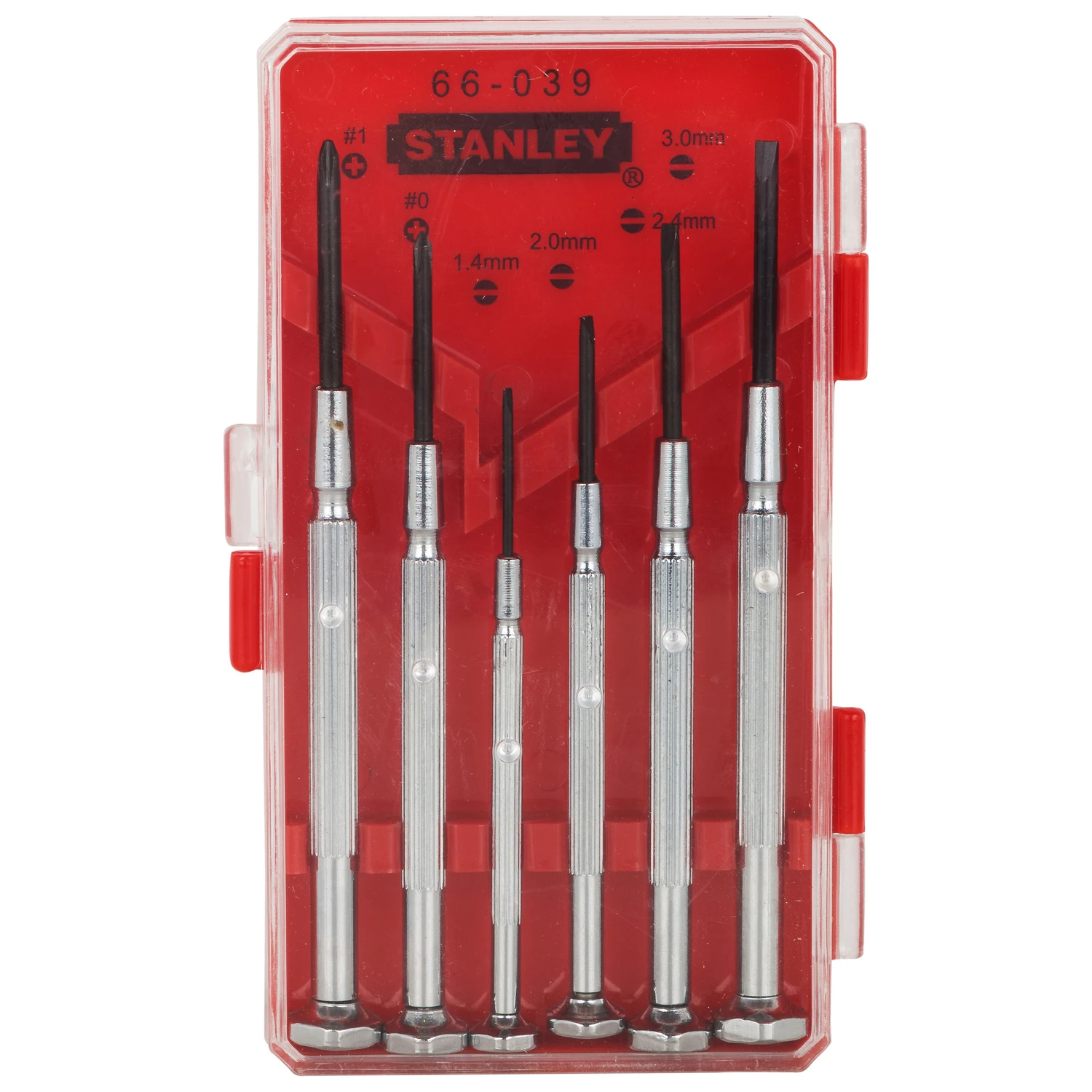 6-piece Phillips/slotted Jewelers Precision Screwdriver Set With Case