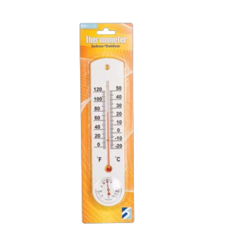 Ezread Hygrometer And Thermometer Combo Unit - Model 840-0051 - White Plastic