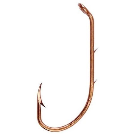 Lazer Sharp L181 Baitholder Down Eye Offset Hooks Size 10 Bronze