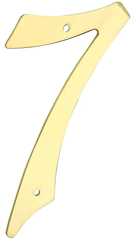 National Hardware 4 in. Gold Brass Number 7 Mounting Screws 1 pk