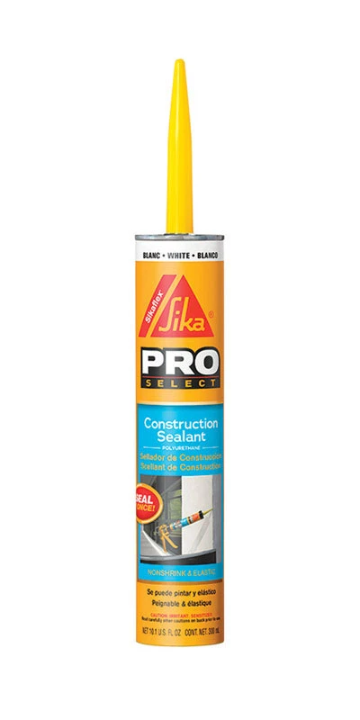 10.1 Oz. White Sanded Paintable Polyurethane Construction Caulk Sealant