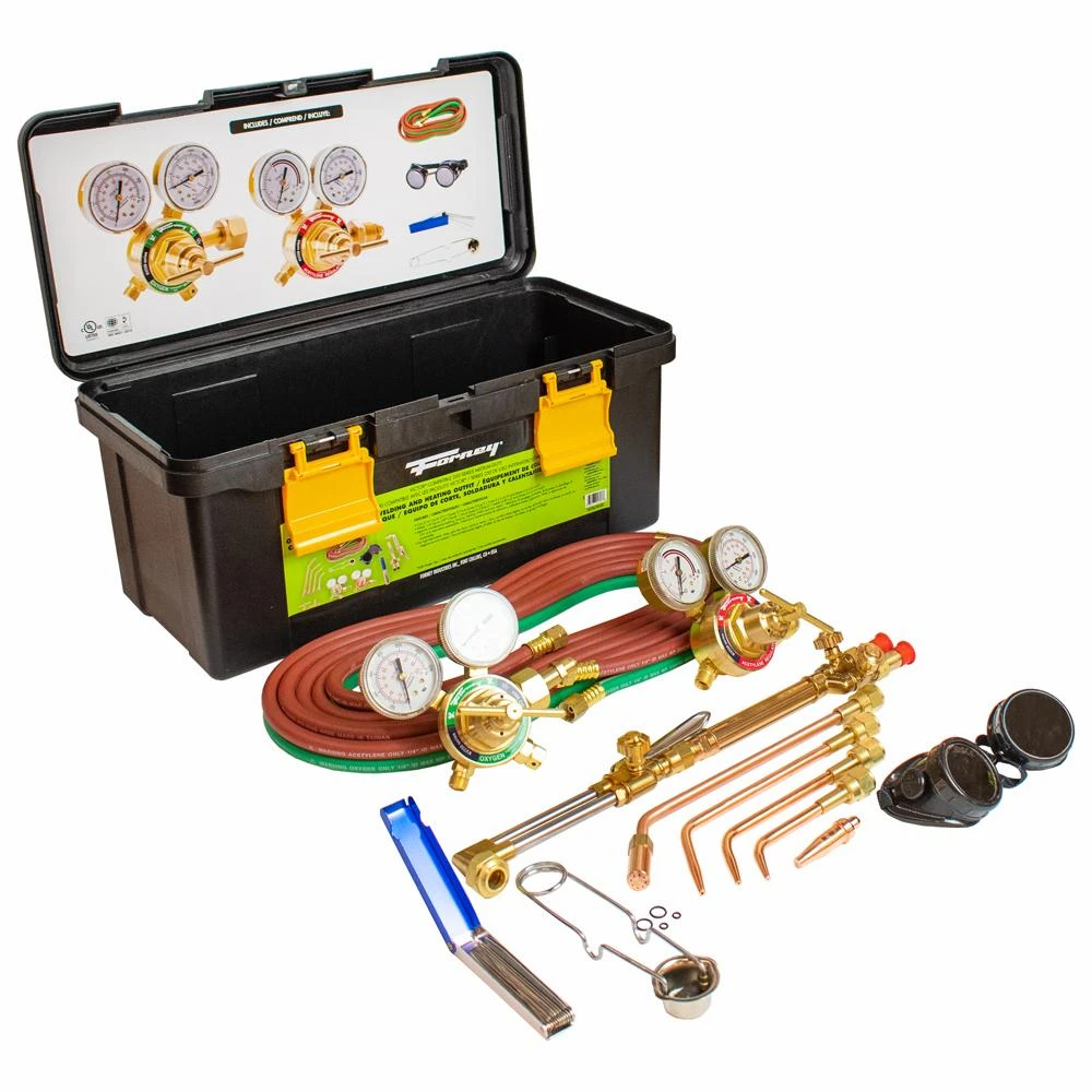 Deluxe Medium Duty Oxygen Acetylene Torch Kit Model 1707 With Accessories