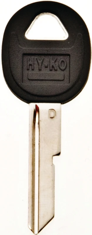 Hy-ko General Motors Automotive Key Blank Single Sided Rubberhead Model 12005b51