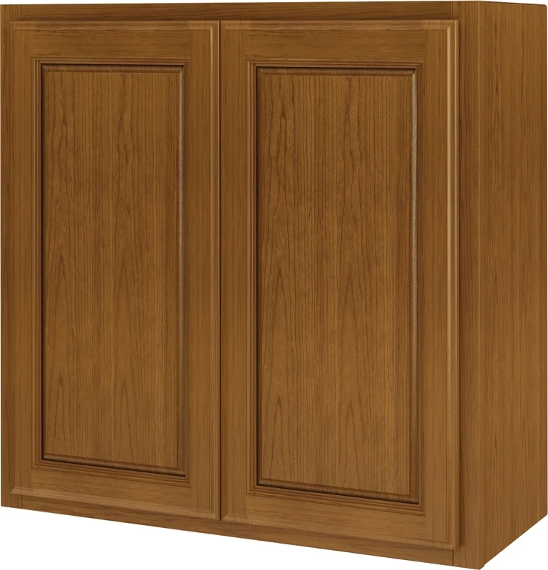 Randolph Oak Kitchen Cabinet 2-door 24" X 30" With 2 Shelves