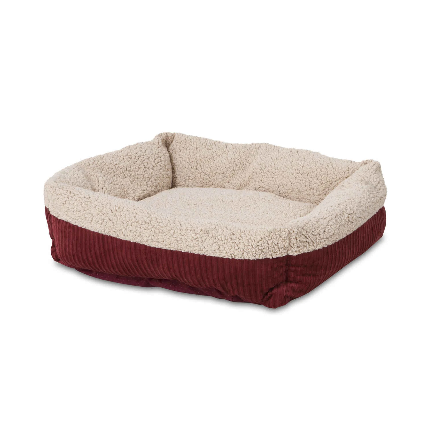Petmate Sheepskin Self Warming Square Pet Bed 7" x 20" x 24"