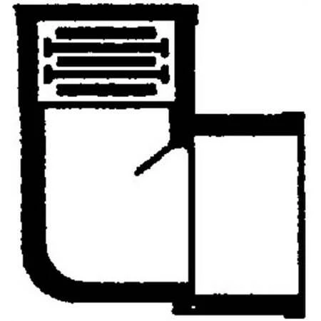 1-in X 3/4-in 90-degree Pvc Schedule 40 Elbow Fitting