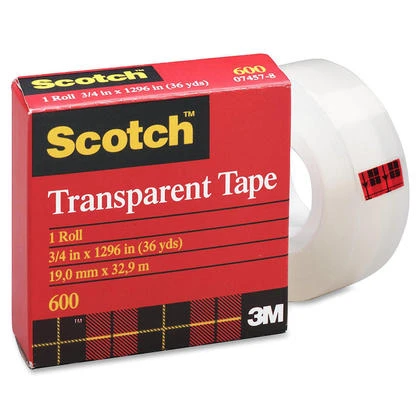 3m Scotch Glossy Transparent Tape, 33 Mm X 18 Mm, Multi-size Refill