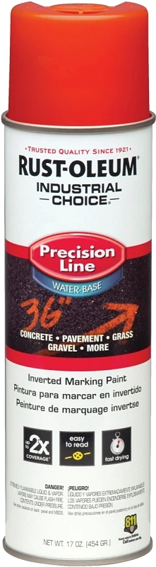 Industrial Choice Alert Orange 17 Oz Precision Line Marking Spray Paint