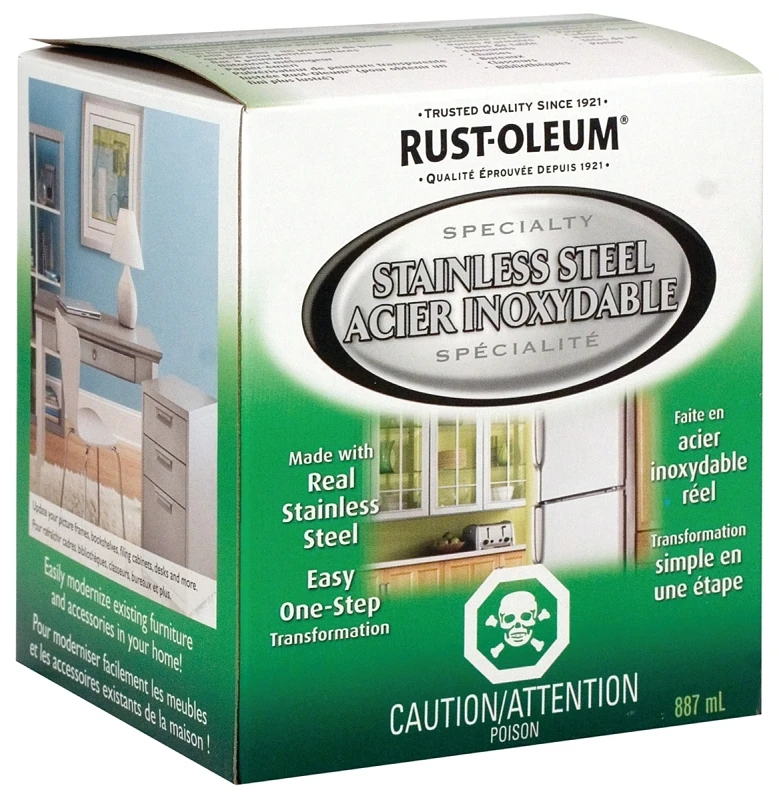 Stainless Steel Paint Kit 887 Milliliters For Interior And Exterior Use