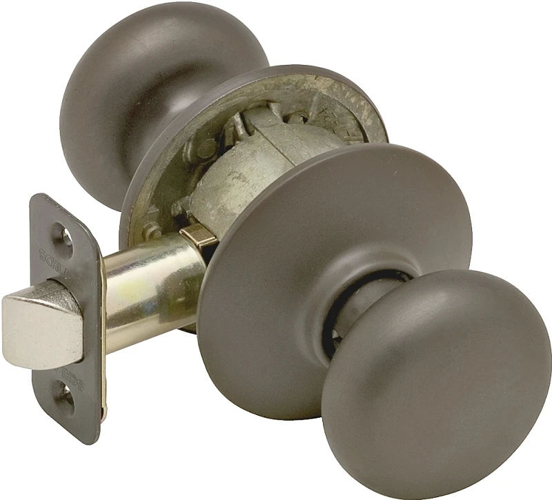 Plymouth Passage Oil-rubbed Bronze Door Knob For Hall And Closet - Model F10 Ply 613