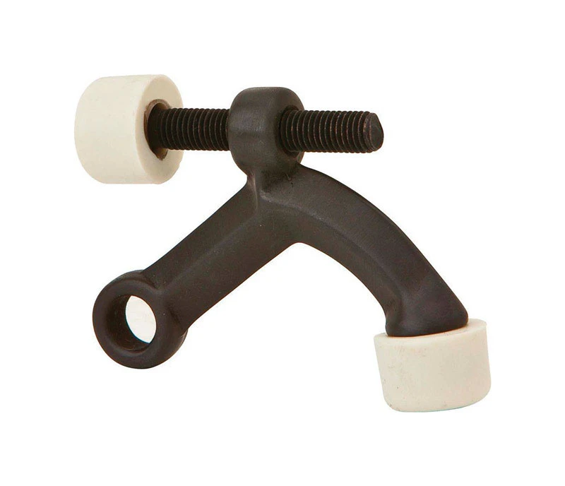 Brass Oil Rubbed Bronze Hinge Pin Door Stop For 3.5 To 4 Inch Doors