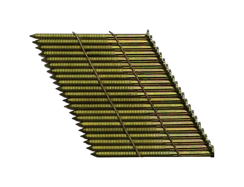 National Nail Pro-Fit 3-1/4 in. 31 .120 Ga. Wire Strip Framing Nails 28 deg Ring Shank 2000 PK