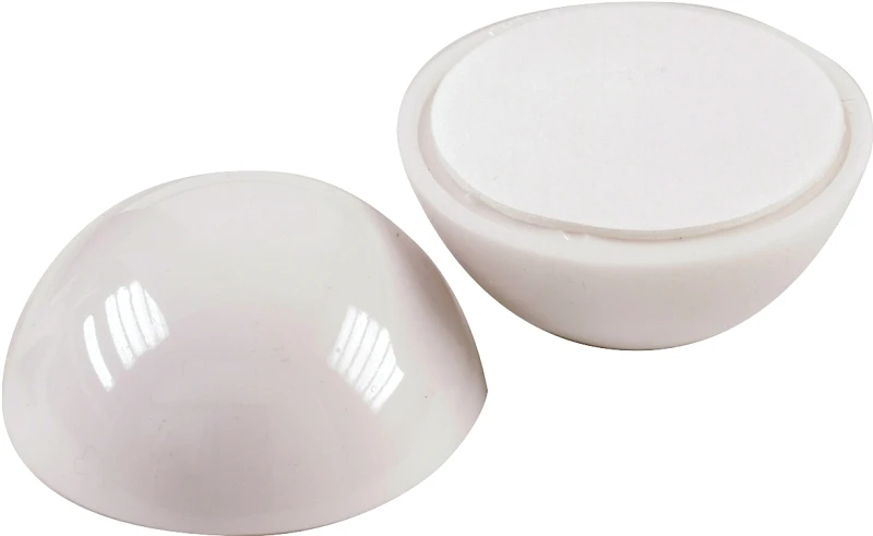 1 In. Vinyl White Wall Door Stop - 31 H X 1.125 W X 1.125 L