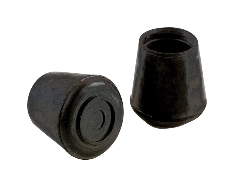 Shepherd Rubber Leg Tip Black 1-1/4 in. L 24 pk