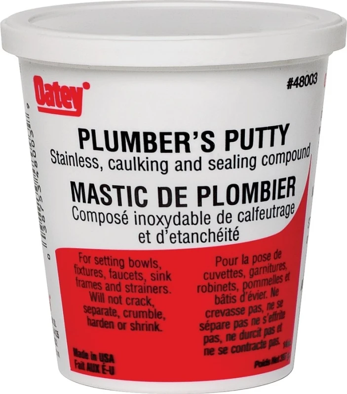 14 Oz Plumber's Putty - Waterproof Sealant For Fixtures And Faucets
