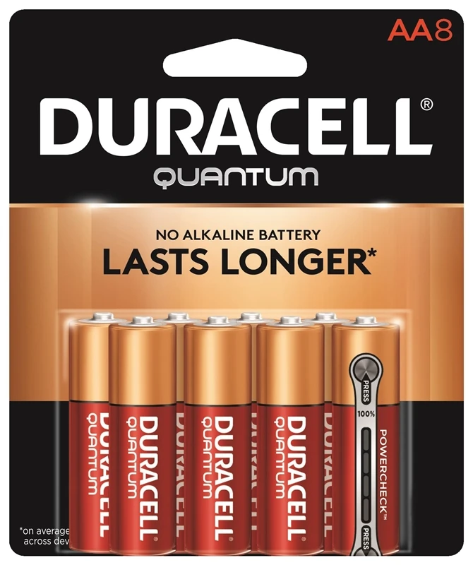 DURACELL 66225 Alkaline Battery, 1.5 V Battery, AA Battery