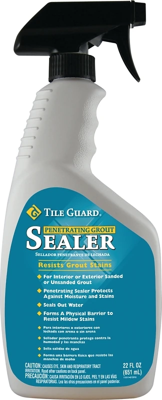 Residential Grout Sealer 22 Oz - Deep Penetrating Protection For Indoor & Outdoor Use