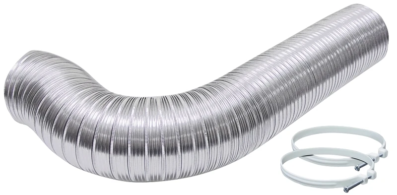 4-in X 96-in Aluminum Semi-rigid Flexible Duct For Hvac Applications