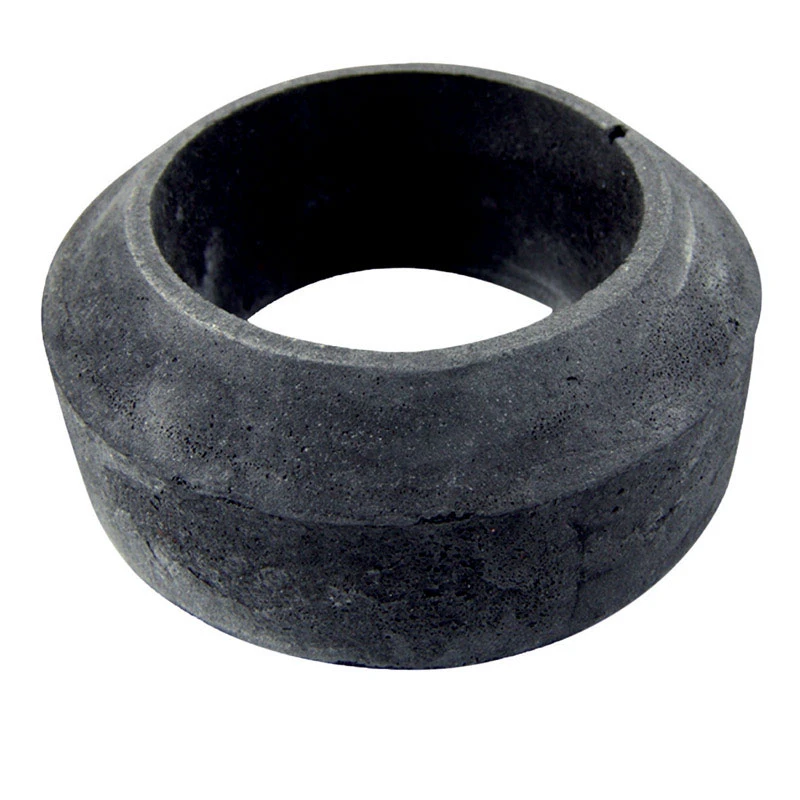 Closet Spud Gasket Black Rubber For Gerber Toilets - Model 40485b