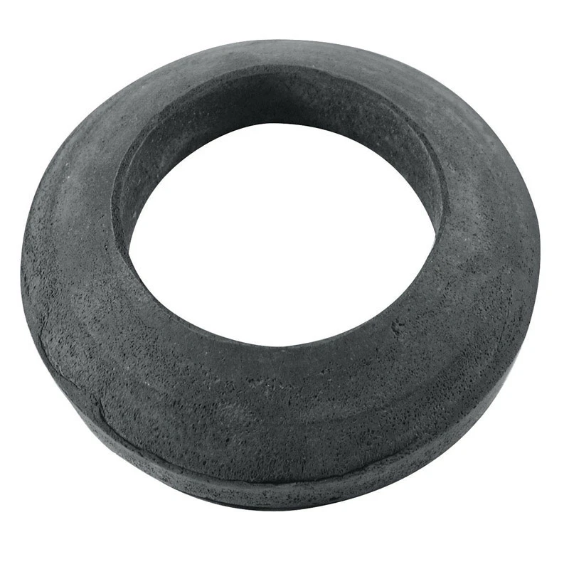 Closet Spud Gasket Black Rubber For Crane Toilets 2-1/8 In.