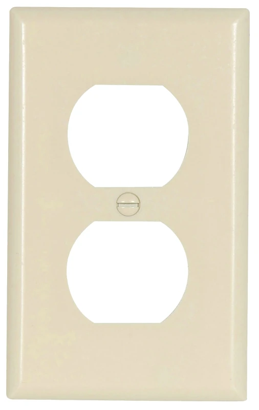 1 Gang Wallplate Receptacle Duplex, Model 2132la-box, High-gloss Finish