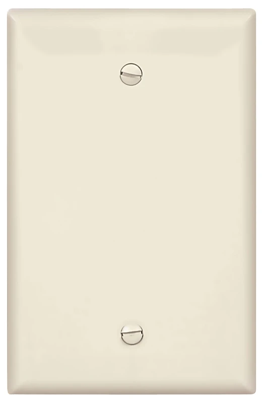 1-gang Blank Wall Plate In Light Almond - Model Pj13la
