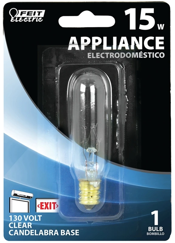 15W Dimmable Soft White T6 Appliance Light Bulb