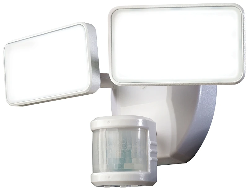 Hz-5867-wh Motion-sensing Hardwired Led Security Wall Light - White