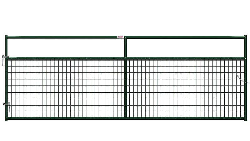12' Wire-filled Gate, 50 In H X 1.67 In W, Green