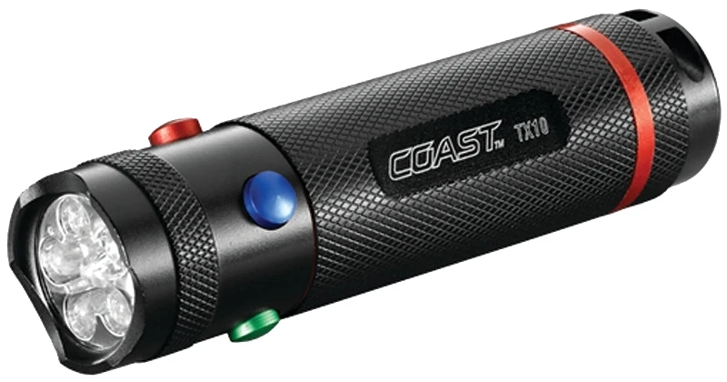 Tx10 80 Lumens Quad Color Led Signaling Flashlight Model Tt77364cp