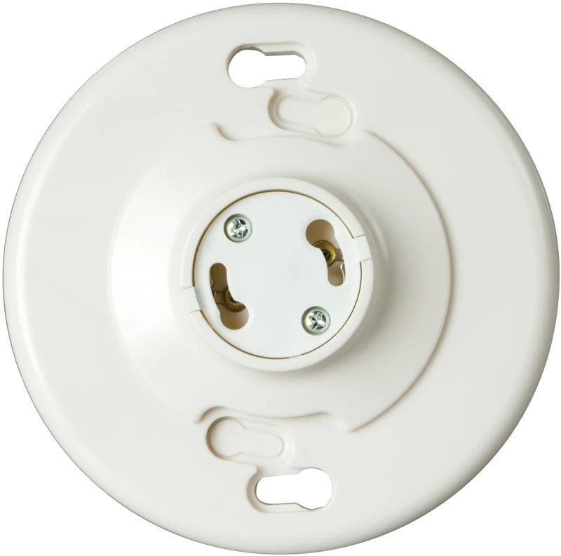 660-watt White Hard-wired Ceiling Socket Gu24 Model Gu24w-sp-l