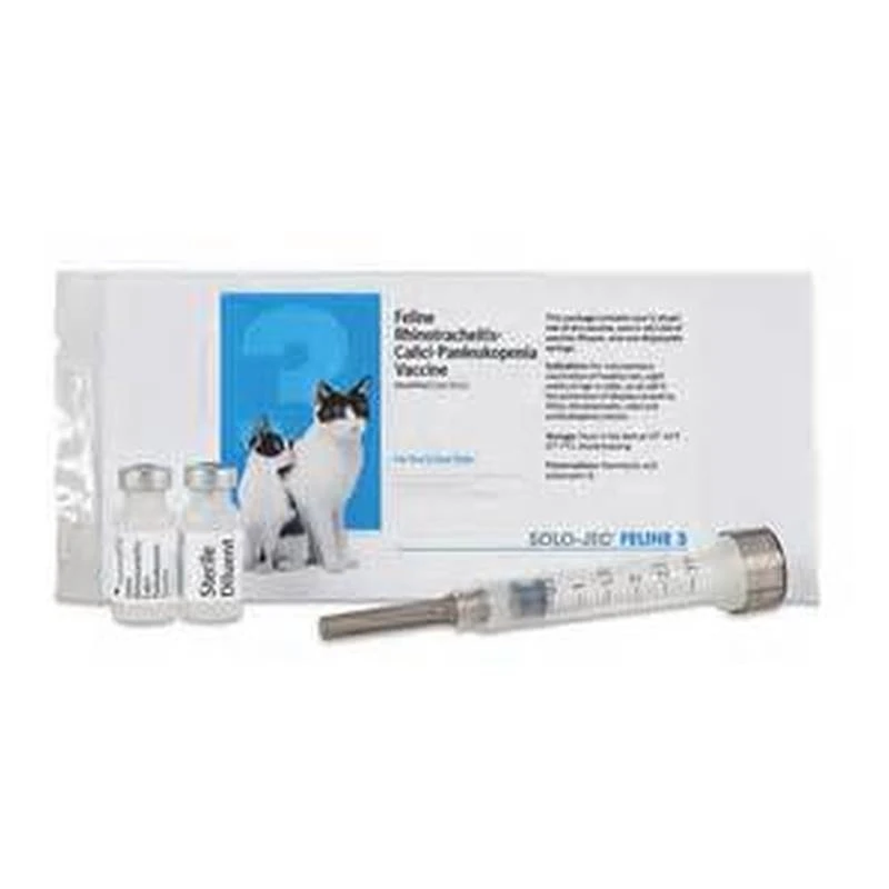 Solo-jec Feline 3 Single Dose Syringe For Rhinotracheitis-calicivirus-panleukopenia
