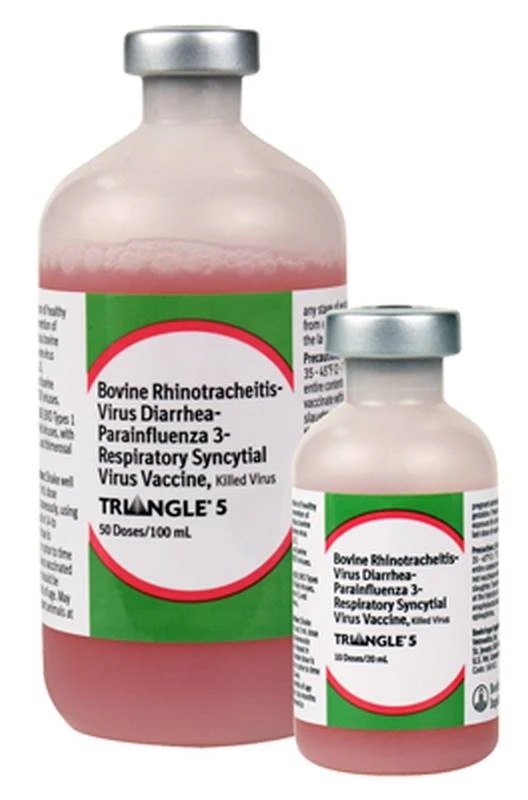 Triangle 5 Plus Bvd Type Ii Vaccine - 100 Ml For Cattle