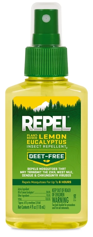 4 Oz. Plant-based Lemon Eucalyptus Insect Repellent Pump For Mosquitoes And Ticks