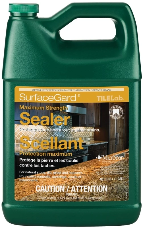 Tilelab Surfacegard Stone, Grout & Tile Sealer - 1 Gallon (3.78 Liters)