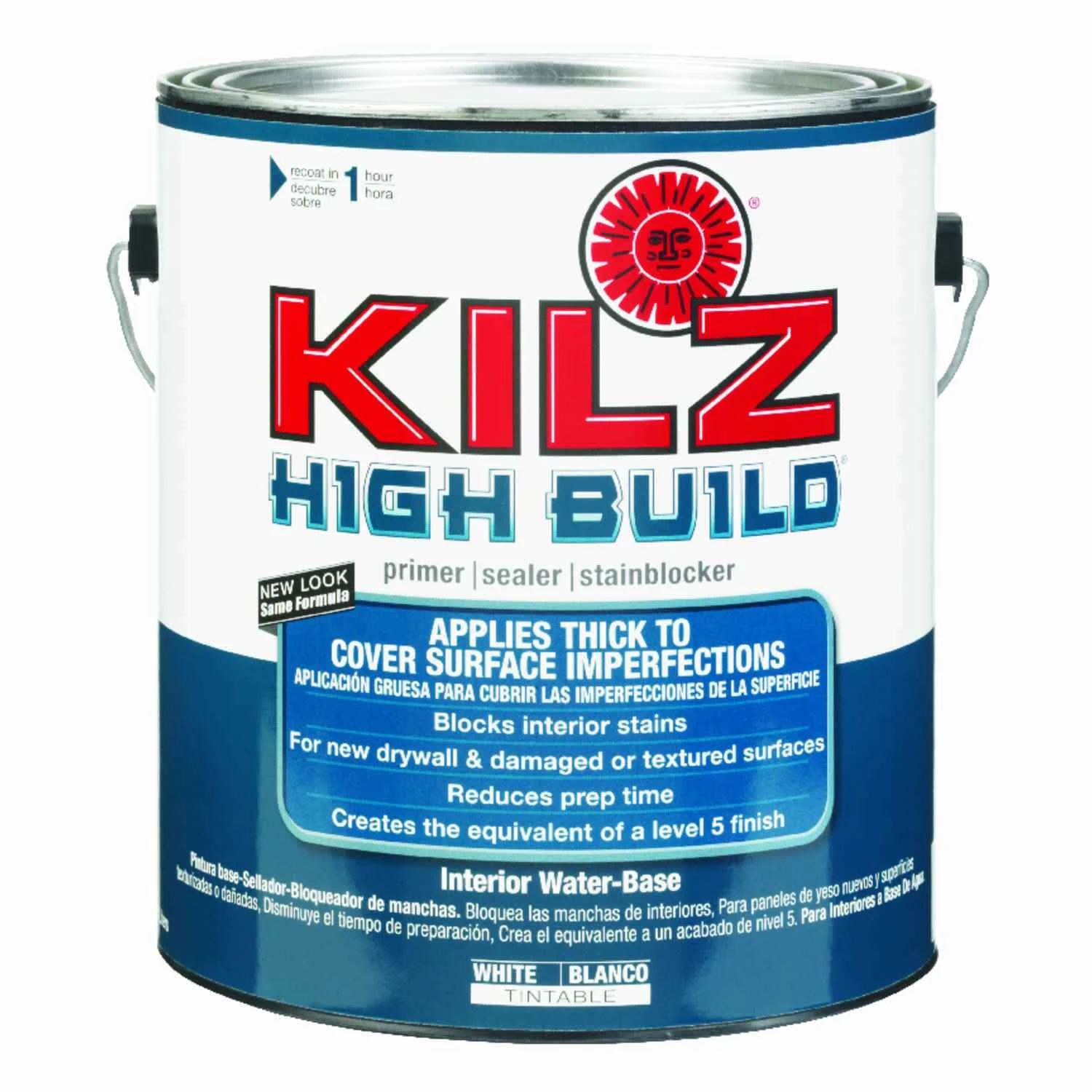 High Build White Water-based Primer And Sealer 1 Gallon For All Surfaces