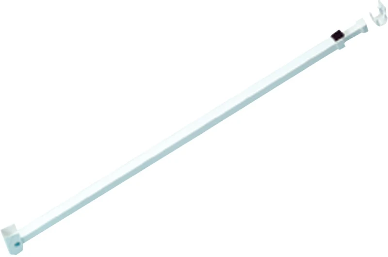 Patio Door Security Bar With Anti-lift Lock - White - Model Sk110w