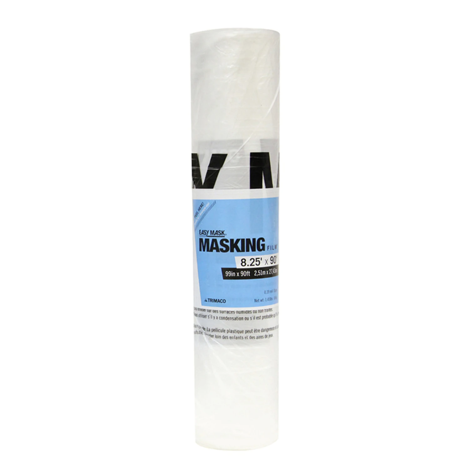 Easy Mask Standard Masking Film 0.4 Mil, 99 In. W X 90 Ft. L, 1 Pk