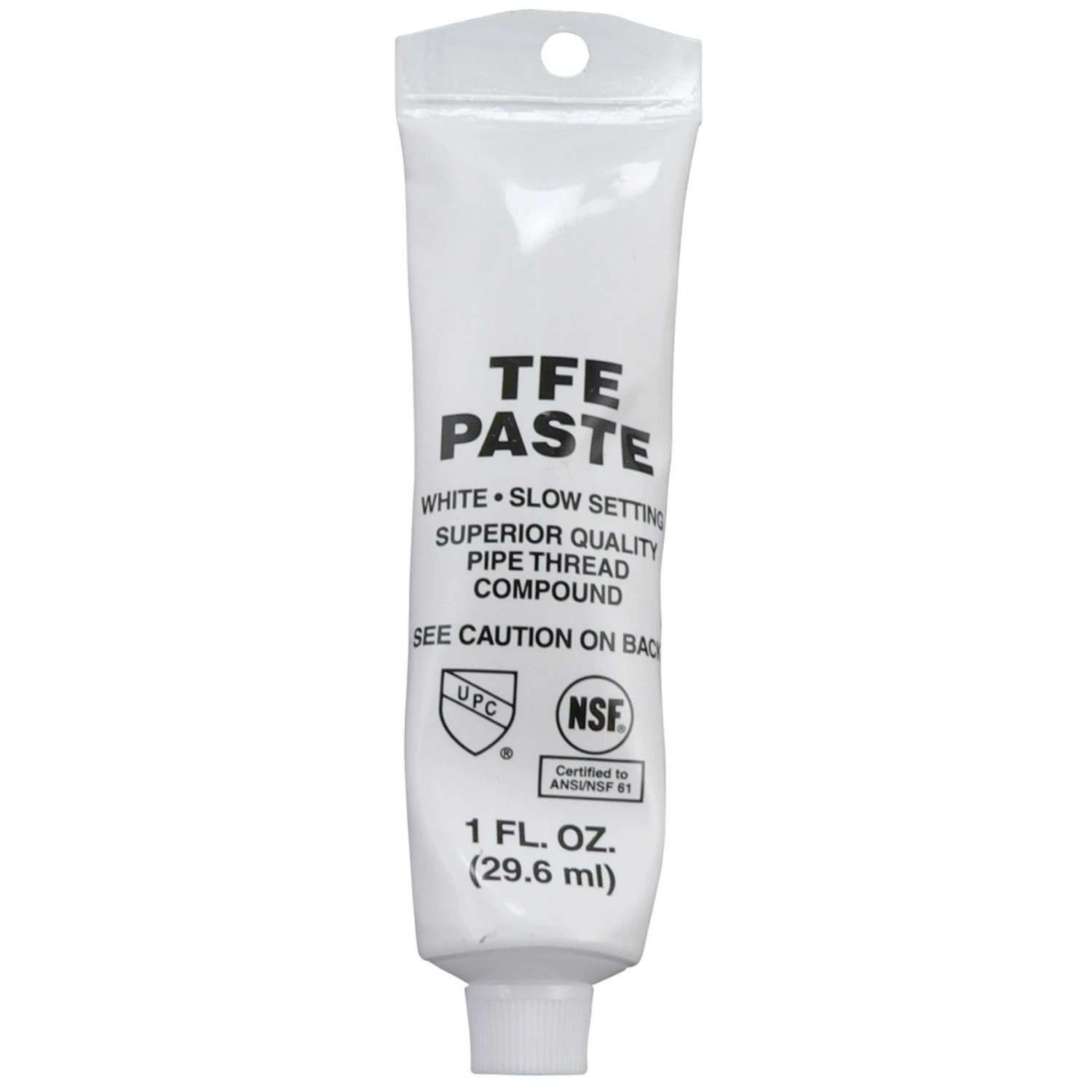 White Thread Sealant 1 Oz - Tfe Pipe Joint Sealant For Plumbing