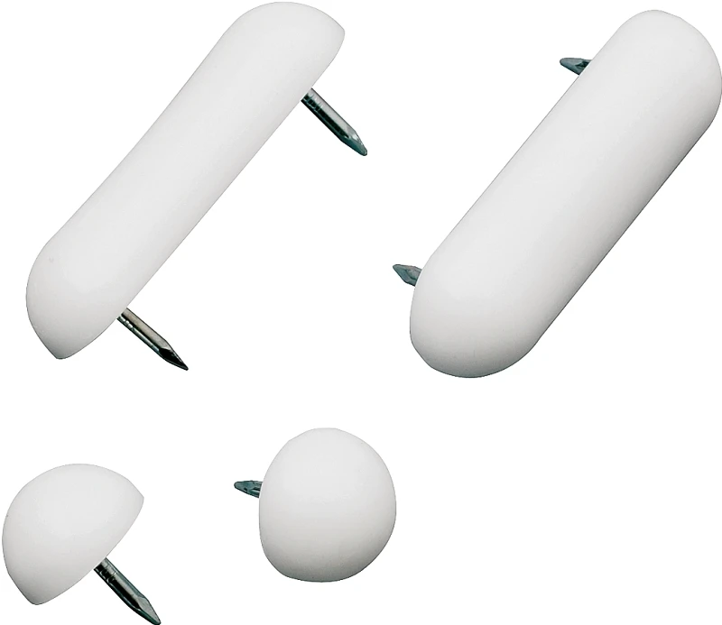 Toilet Seat Bumper Set White Universal Fit 4 Pieces Model Pp835-25