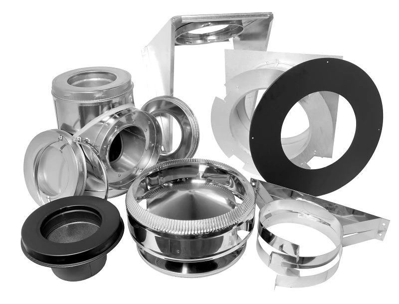 Supervent 6 Inch Wall Support Kit - Model Jm6wsp For Chimney Installation