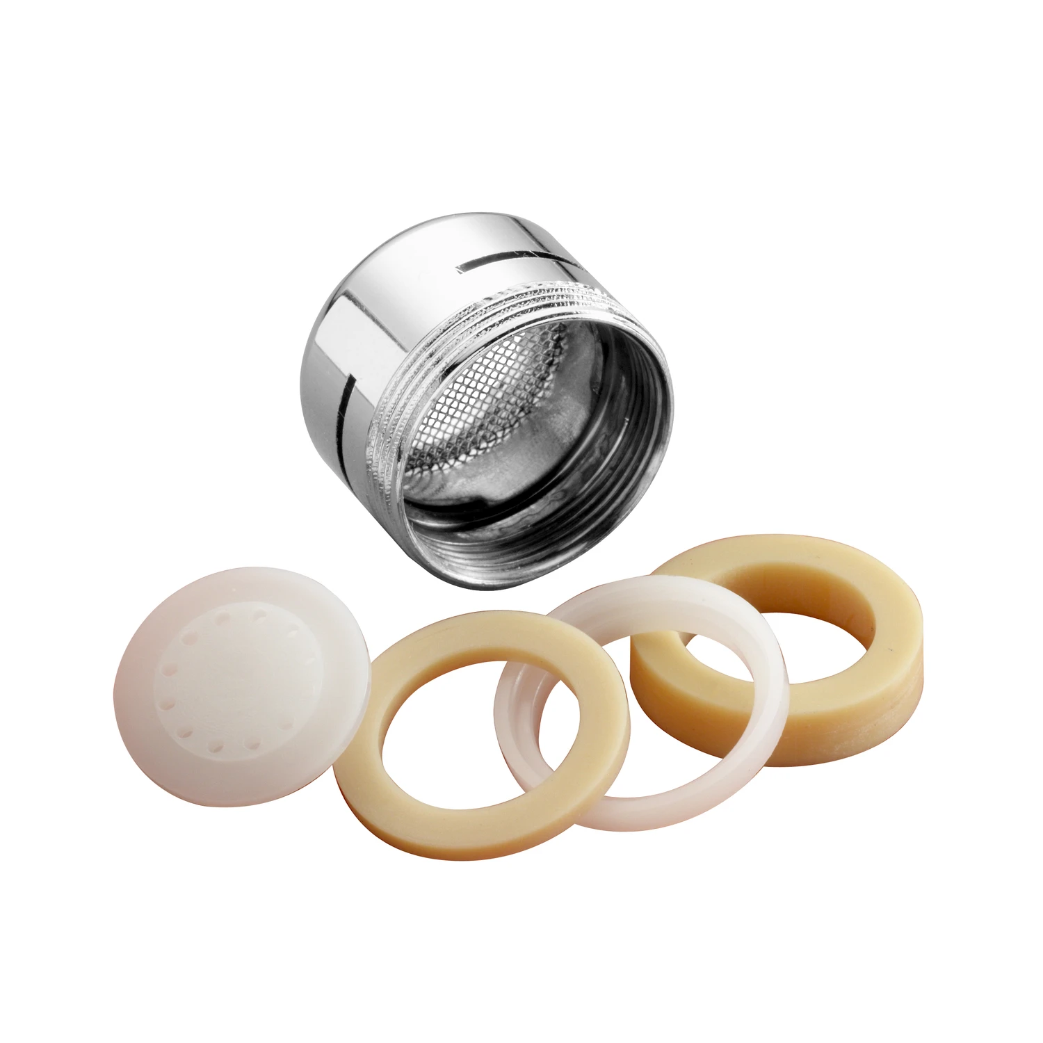 Plumb Pak PP800-1 Faucet Aerator, 15/16-27 x 55/64-27 Male x Female Thread, Brass, Chrome Plated