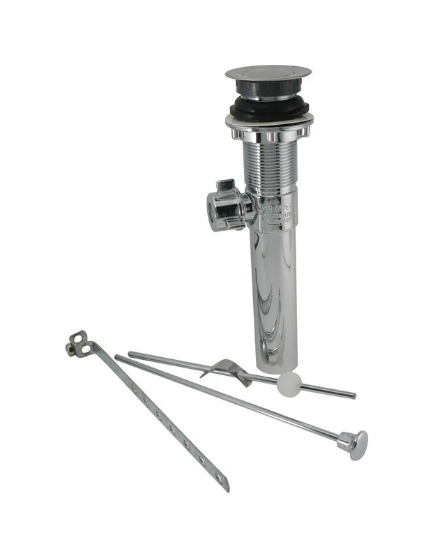 1-1/4 In. Chrome Plastic Pop-up Pull Rod Assembly Model Pp22070