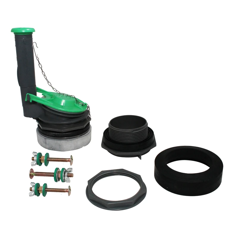 K835-76 Universal 3 Inch Flush Valve Kit With Adjustable Flapper