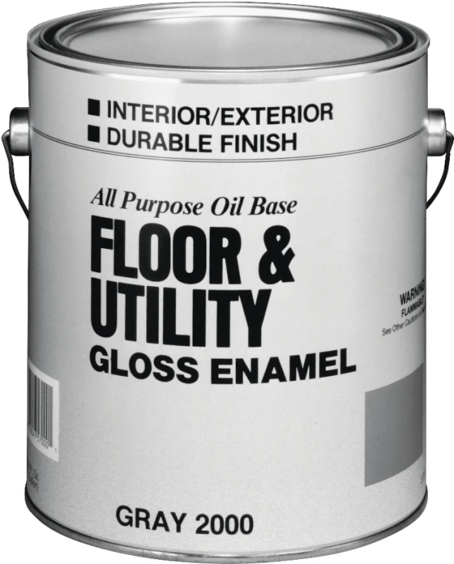 Gray Gloss Interior/exterior Porch And Floor Paint 128-fl Oz