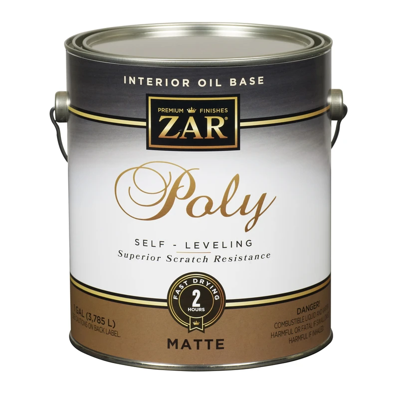 Matte Clear Oil-based Polyurethane 1 Gallon - Fast Drying, Ultra Matte Finish