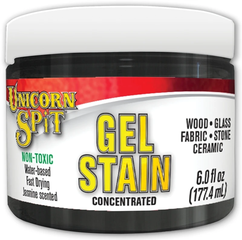 Gel Stain & Glaze, Midnight's Blackness, 6 Ounce