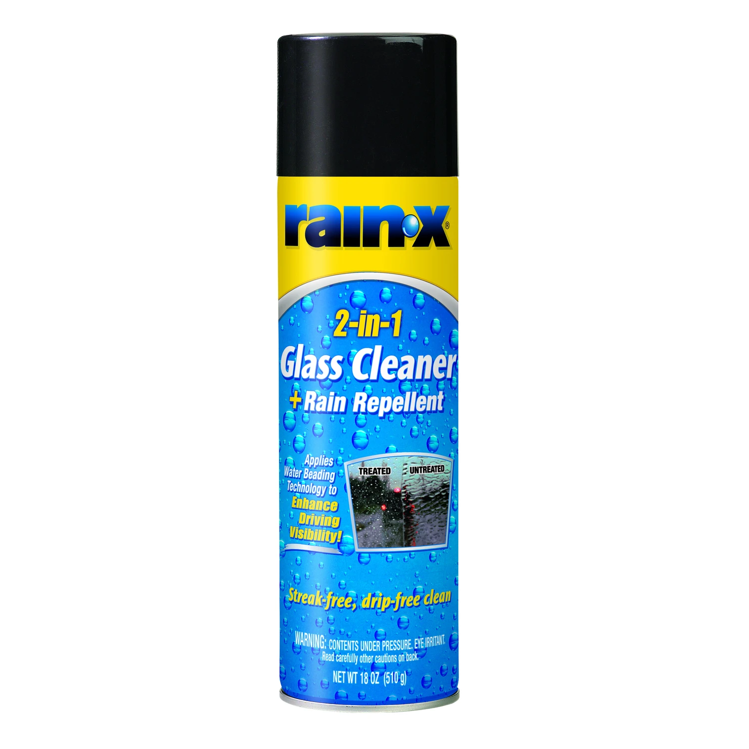 2-in-1 Glass Cleaner And Rain Repellent Aerosol 18 Oz