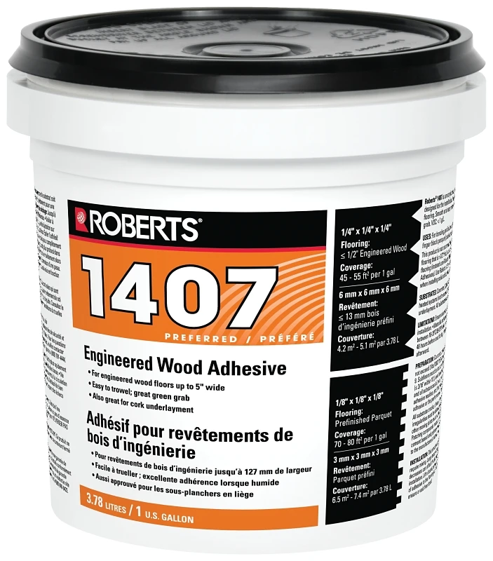 1407 3.78l Acrylic Urethane Adhesive For Engineered Wood Floors