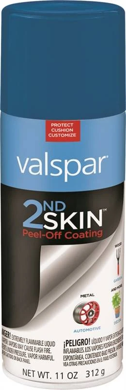 2nd Skin 172002 Peel-off Rubberized Coating Blue 11 Oz Aerosol Can